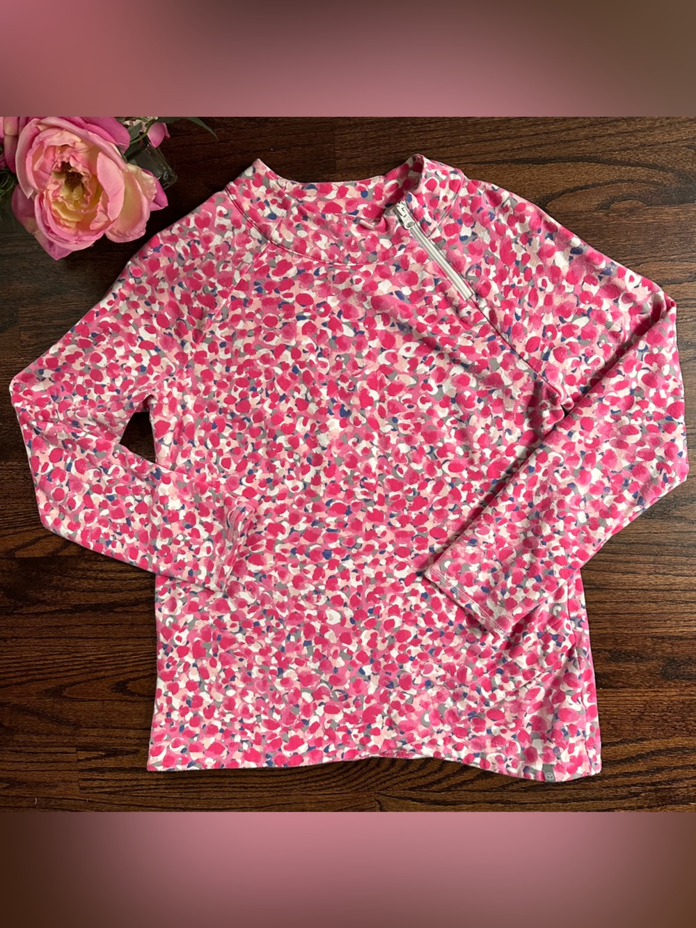 T by Talbots watercolor sweatshirt, size M